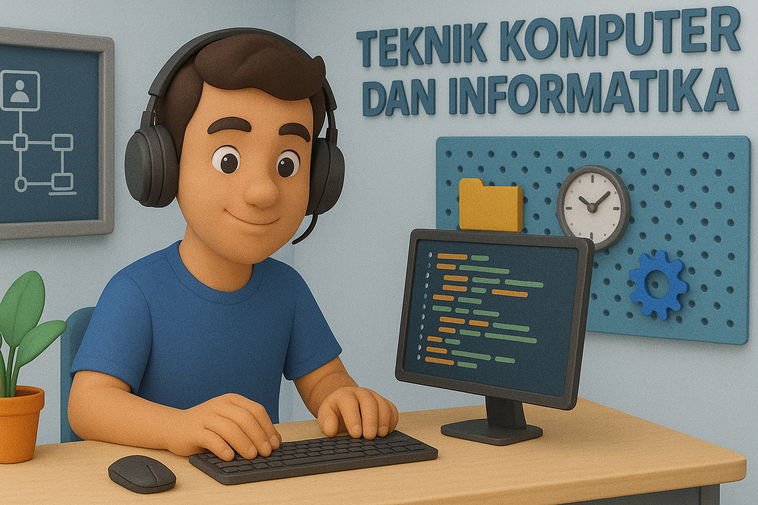 Ilustrasi Teknik Komputer dan Informatika